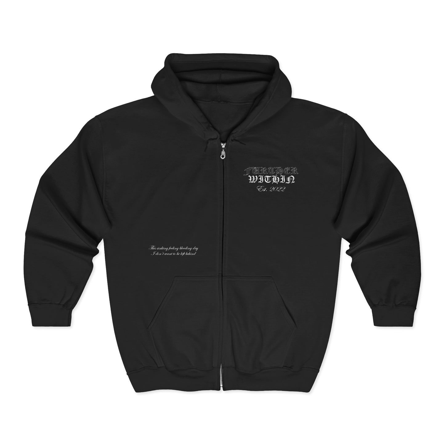 "Left Behind" Zip up Hoodie